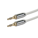Monoprice 6ft Designed for Mobile 3.5mm Stereo Male to 3.5mm Stereo Male (Gold Plated) - White
