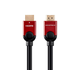 Monoprice 4K High Speed HDMI Cable 3ft - 18Gbps Red (Select Metallic)