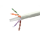 Monoprice Cat6 1000ft Gray CMP UL Bulk Cable, TAA, Solid (w/spine), UTP, 23AWG, 550MHz, Pure Bare Copper, Pull Box, Bulk Ethernet Cable