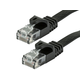 Monoprice Cat5e 5ft Black Flat Patch Cable, UTP, 30AWG, 350MHz, Pure Bare Copper, Snagless RJ45, Flexboot Series  Ethernet Cable