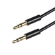 Monoprice 3ft Coiled 3.5mm Male To 3.5mm Male Stereo Audio Cable - Black