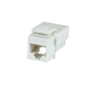 Monoprice Cat5e Punch Down Slim Keystone Jack for 23-26AWG Solid Wire, White
