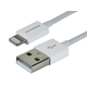 Monoprice 4-inch MFi Certified Lightning to USB Charge/ Sync Cable for iPad, iPhone, and iPod, White