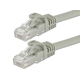 Monoprice FLEXboot Cat6 Ethernet Patch Cable - Snagless RJ45, Stranded, 550MHz, UTP, Pure Bare Copper Wire, 24AWG, 75ft, Gray