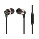Monoprice Hi-Fi Reflective Sound Technology Earbuds Headphones with Microphone - Black/Bronze