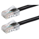 Monoprice ZEROboot Cat6 Ethernet Patch Cable - RJ45, Stranded, 550MHz, UTP, Pure Bare Copper Wire, 24AWG, 7ft, Black