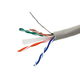 Monoprice Cat6 Ethernet Bulk Cable - Solid, 550MHz, U/FTP, CM, Pure Bare Copper Wire, 23AWG, 500ft, Gray