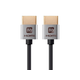 Monoprice 4K Slim High Speed HDMI Cable 0.5ft - 18Gbps Silver