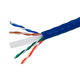 Monoprice Cat6 Ethernet Bulk Cable - Solid, 550MHz, UTP, CMR, Riser Rated, Pure Bare Copper Wire, 23AWG, 250ft, Blue, (UL)
