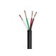 Monoprice Speaker Wire, CMP Rated, 4-Conductor, 18AWG, 100ft, Black