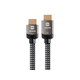 Monoprice 4K Braided High Speed HDMI Cable 20ft - CL3 In Wall Rated 18Gbps Active Gray