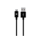 Monoprice Select Series USB-A to Micro B Cable, 2.4A, 22/30AWG, Black, 0.5ft
