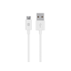 Monoprice Select Series USB-A to Micro B Cable, 2.4A, 22/30AWG, White, 0.5ft