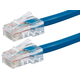 Monoprice Cat5e 50ft Blue Patch Cable, UTP, 24AWG, 350MHz, Pure Bare Copper, RJ45, Zeroboot Series Ethernet Cable