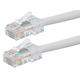 Monoprice ZEROboot Cat6 Ethernet Patch Cable - RJ45, Stranded, 550MHz, UTP, Pure Bare Copper Wire, 24AWG, 0.5ft, White