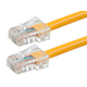 Monoprice ZEROboot Cat6 Ethernet Patch Cable - RJ45, Stranded, 550MHz, UTP, Pure Bare Copper Wire, 24AWG, 0.5ft, Yellow