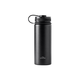 Pure Outdoor by Monoprice Vacuum Sealed 18 fl. oz. Wide-Mouth Water Bottle, Black