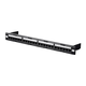 Monoprice Entegrade Series Cat6A Unshielded 19in 1U Toolless Patch Panel, 24-port