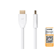 Monoprice 4K Certified Premium High Speed HDMI Cable 20ft - 18Gbps White