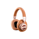 Monoprice SonicSolace Active Noise Cancelling Bluetooth Wireless Over the Ear Headphones, Champagne with Tan