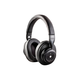 Monoprice SonicSolace Active Noise Cancelling Bluetooth 5 with aptX Wireless Over the Ear Headphones, Black
