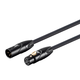 Stage Right by Monoprice 6ft XLR Male to XLR Female 16AWG Cable (Gold Plated) [Microphone & Interconnect]