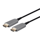 Monoprice 4K SlimRun AV High Speed HDMI Cable 330ft - AOC 18Gbps Metal Black