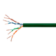 Monoprice Cat6 Ethernet Bulk Cable - Solid, 550MHz, UTP, CMP, Plenum, Pure Bare Copper Wire, 23AWG, 1000ft, Green, (TAA)