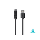 Monoprice Essentials USB USB-C to USB USB-A 2.0 Cable - 480Mbps  3A  26AWG  Black  4m (13.1ft)