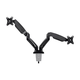 Workstream by Monoprice Dual Monitor Adjustable Gas Spring Desk Mount, For Smaller Screens Up to 27in