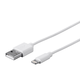Monoprice Essential Apple MFi Certified Lightning to USB Type-A Charging Cable - 3ft, White