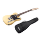 Indio by Monoprice Retro Classic Electric Guitar with Gig Bag, Blonde