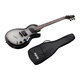 Indio by Monoprice 66 Classic Electric Guitar with Gig Bag, Silver Burst