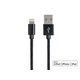 Monoprice Premium Apple MFi Certified Lightning to USB-A Charging Cable - 1.5ft  Black