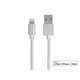 Monoprice Palette Series Apple MFi Certified Lightning to USB Charge and Sync Cable, 1.5ft White