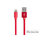 Monoprice Premium Apple MFi Certified Lightning to USB Type-A Charging Cable - 1.5ft, Red
