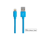 Monoprice Palette Series Apple MFi Certified Lightning to USB Charge and Sync Cable, 3ft Blue
