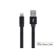 Monoprice Shoestring Apple MFi Certified Lightning to USB Charge and Sync Cable, 1.5ft Black