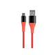 Monoprice AtlasFlex Series Durable USB 2.0 Micro B to USB-A Charge & Sync Kevlar-Reinforced Nylon-Braid Cable  6ft  Red