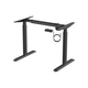 Monoprice Sit-Stand Single Motor Height Adjustable Table Desk Frame, Electric, Black