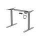Workstream by Monoprice Sit-Stand Single Motor Height Adjustable Table Desk Frame, Electric, Gray