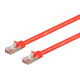 Monoprice Entegrade Series Cat7 Double Shielded (S/FTP) Ethernet Patch Cable - Snagless RJ45, 600MHz, 10G, 26AWG, 50ft, Red