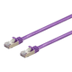Monoprice Entegrade Series Cat7 Double Shielded (S/FTP) Ethernet Patch Cable - Snagless RJ45, 600MHz, 10G, 26AWG, 100ft, Purple