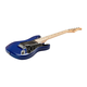 Indio by Monoprice Mini Cali Electric Guitar with Gig Bag, Blue
