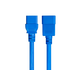 Monoprice Heavy Duty Extension Cord - IEC 60320 C20 to IEC 60320 C19, 12AWG, 20A/2500W, SJT, 250V, Blue, 10ft