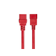 Monoprice Power Cord - IEC 60320 C20 to IEC 60320 C13, 14AWG, 15A/1875W, 3-Prong, SJT, Red, 6ft