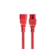 Monoprice Heavy Duty Power Cable - IEC 60320 C14 to IEC 60320 C15, 14AWG, 15A/1875W, SJT, 125V, Red, 6ft