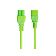 Monoprice Heavy Duty Power Cable - IEC 60320 C14 to IEC 60320 C15, 14AWG, 15A/1875W, SJT, 125V, Green, 6ft