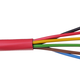 Syston 18/6 Solid Unshielded Fire Alarm Cable (UL)/FPLP/CL3P/C(UL)/FT6 Red 1000ft Spool