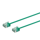 Monoprice Micro SlimRun Cat6 Ethernet Patch Cable - Stranded, 550MHz, UTP, Pure Bare Copper Wire, 32AWG, 1ft, Green